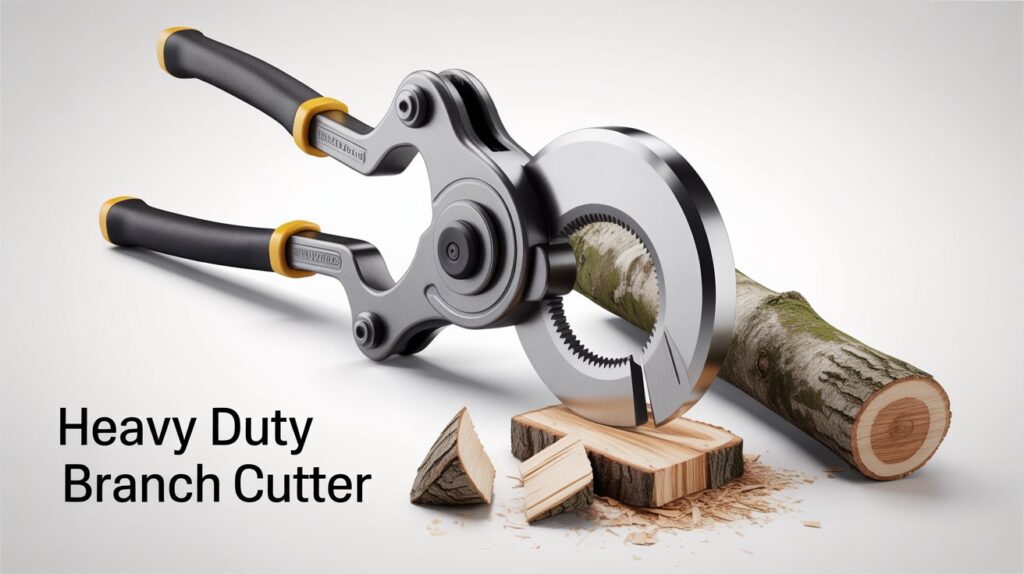 heavy-duty branch tree cutter with strong blades for cutting thick tree limbs
