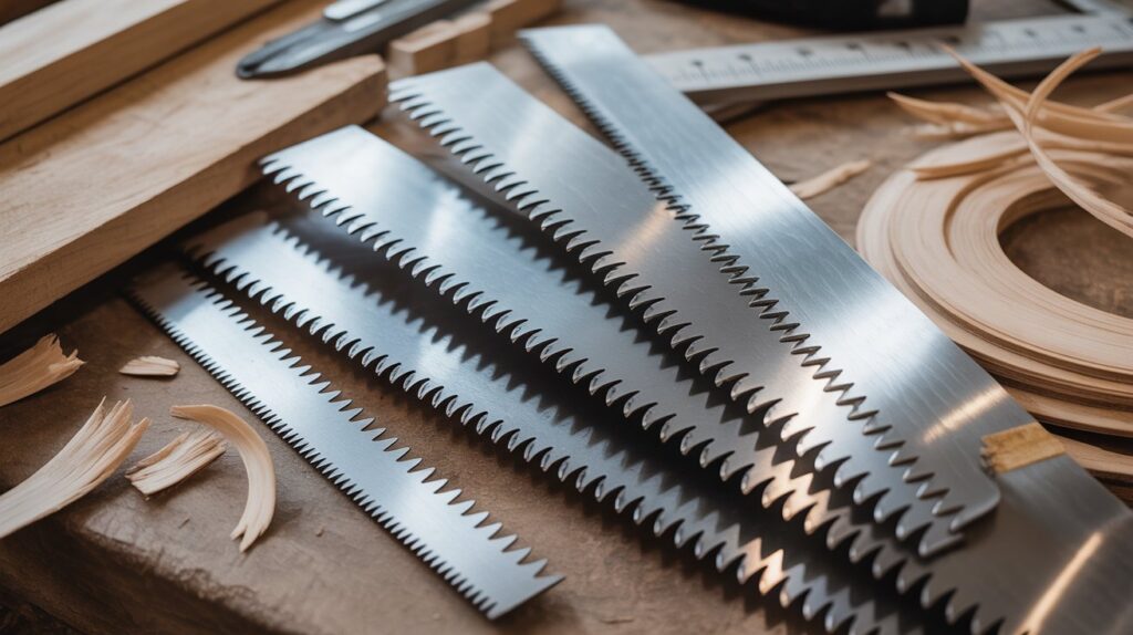 Fine tooth hand saw blade for precise cuts