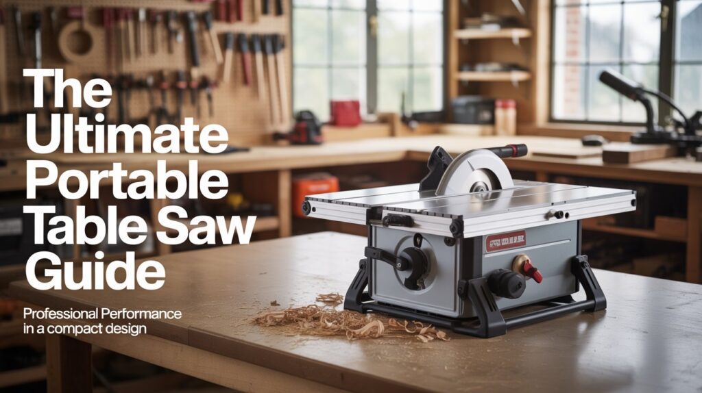 Best portable table saw for accurate and compact woodworking performance