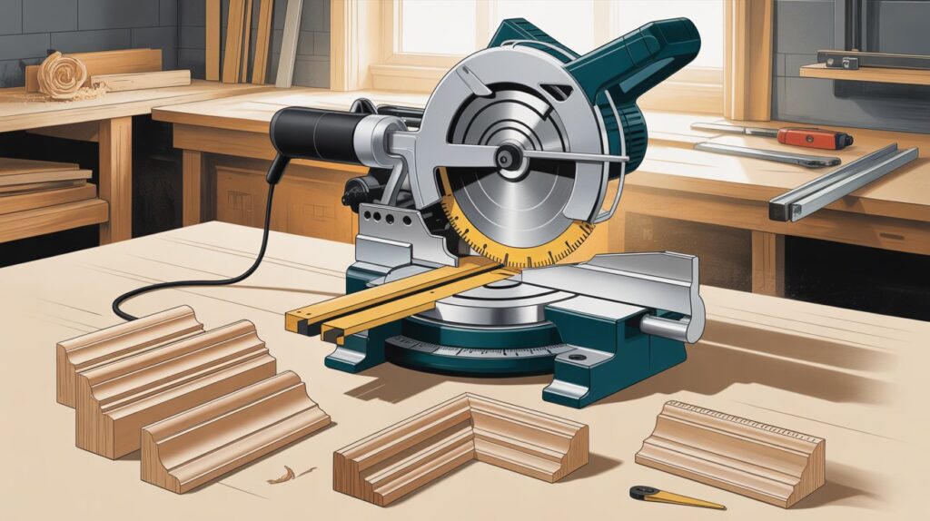 "How to use a miter saw for angled and bevel cuts with a compound saw"