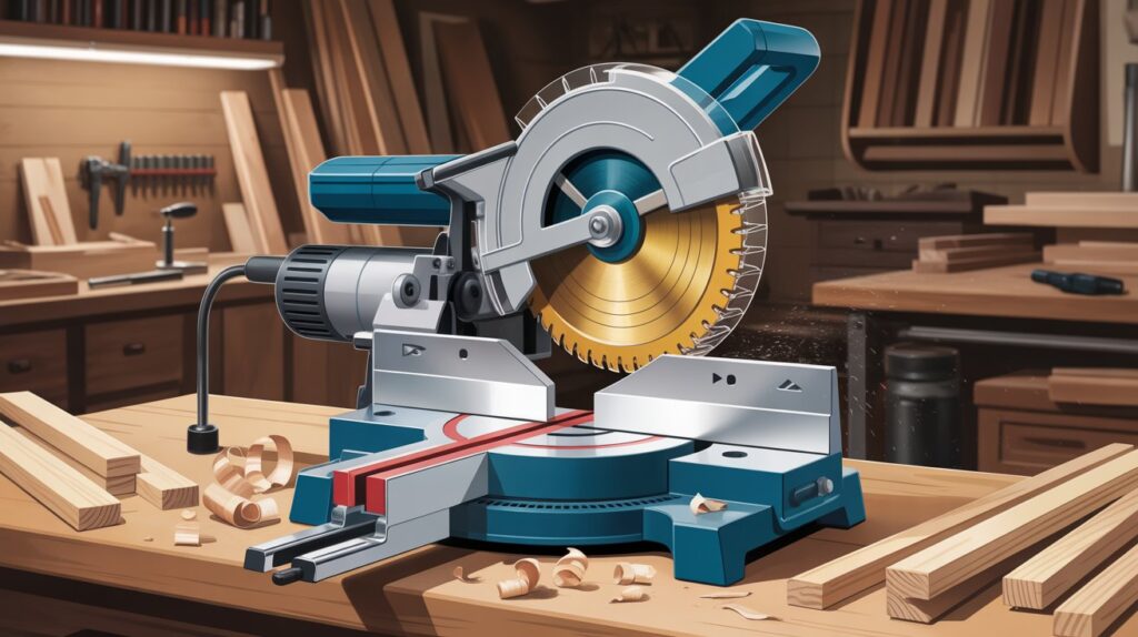 "How to use a miter saw for basic cross cuts and angle cuts"