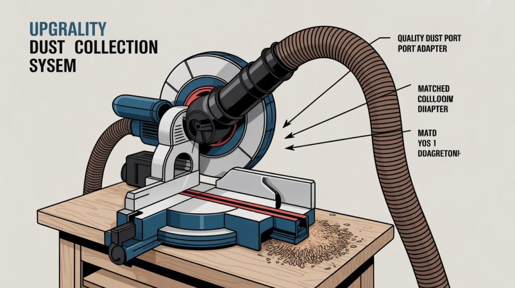 Dust collection setup
