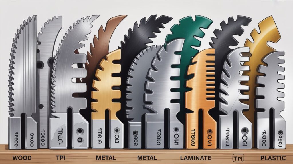 Jigsaw blades for accurate wood and metal cutting projects