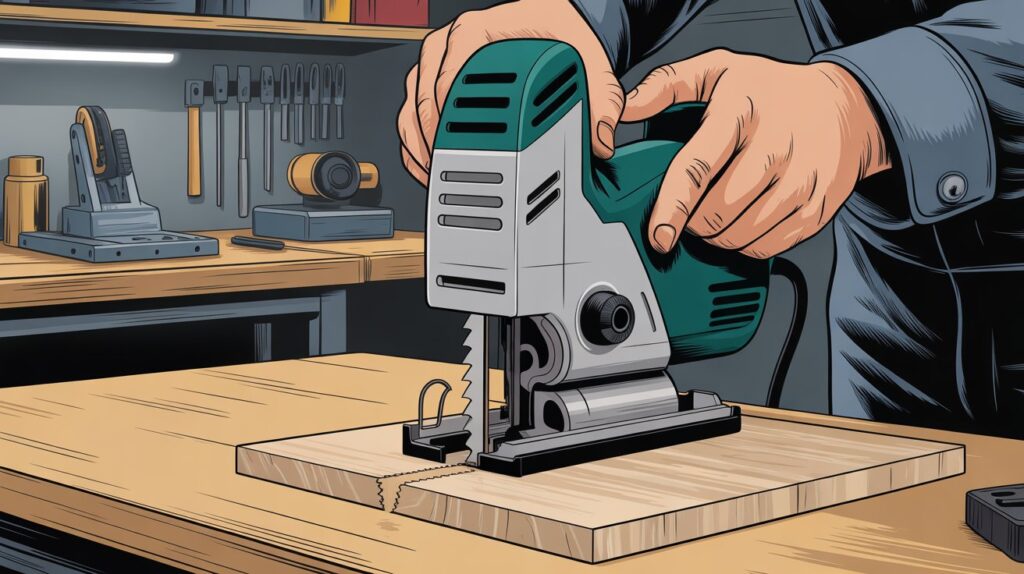 How to install a jigsaw blade and test blade performance