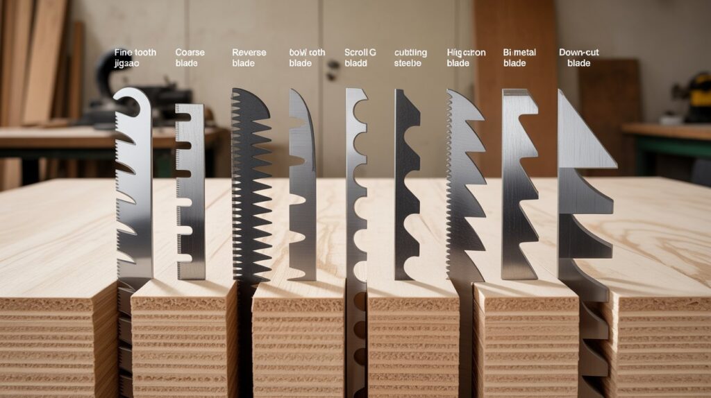Choosing the right jigsaw blade for plywood cutting with jigsaw for smooth and precise woodworking results
