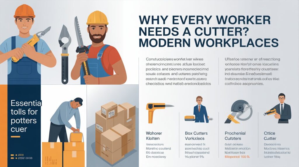 Why Every Worker Needs a Cutter? Essential cutting tool improving safety, efficiency, and productivity in modern workplaces.