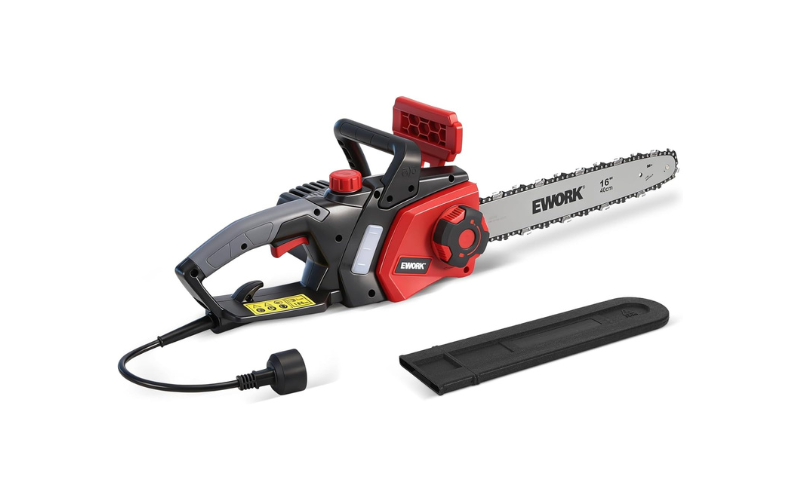 EWORK 16-Inch 15 Amp Corded Electric Chainsaw