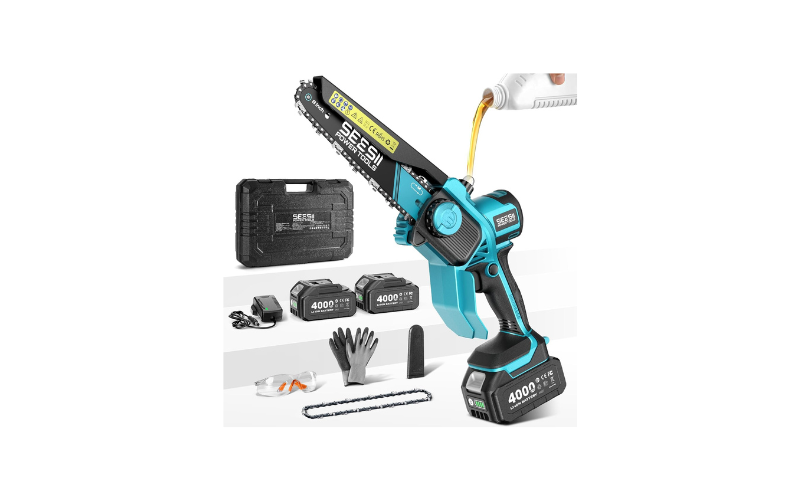 SEESII 8-Inch Cordless Mini Chainsaw