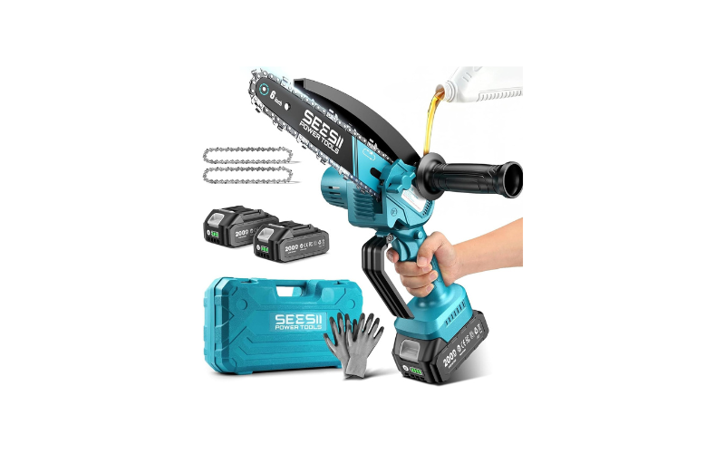 SEESII 6-Inch Mini Electric Chainsaw