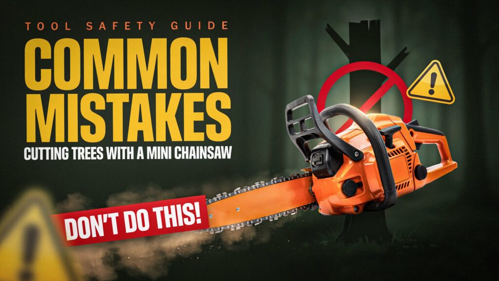 Can a mini chainsaw cut a tree? Safe mini chainsaw use while cutting a small tree and avoiding common mistakes.