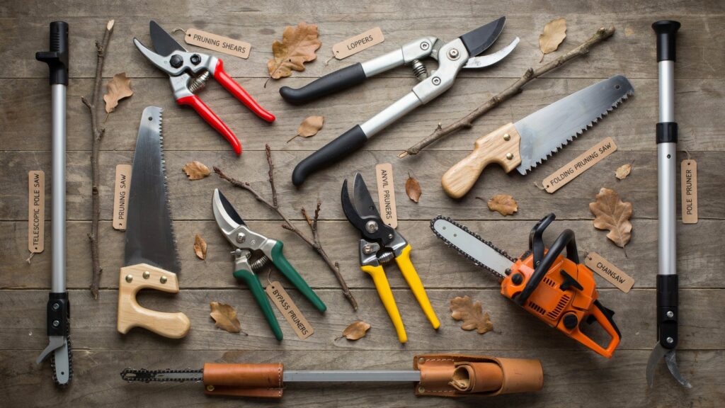 Different Tool for Cutting Branches for tree pruning