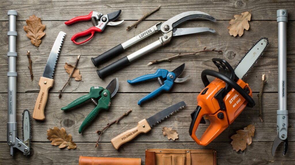 Different Tool for Cutting Branches for tree pruning