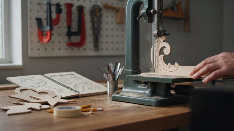 Scroll saw design for creative wooden patterns and decorations.